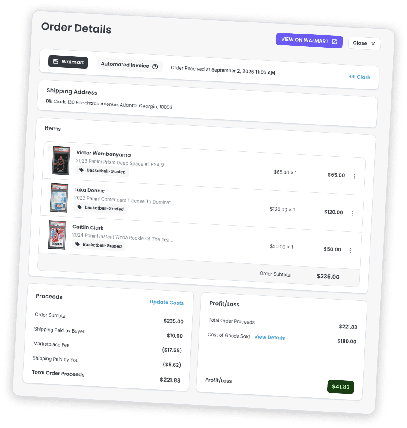 Mascot dashboard